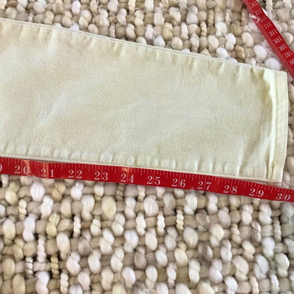 GAP Always Skinny Lemon Meringue/Yellow Jeans Size 2 - Picture 6 of 7